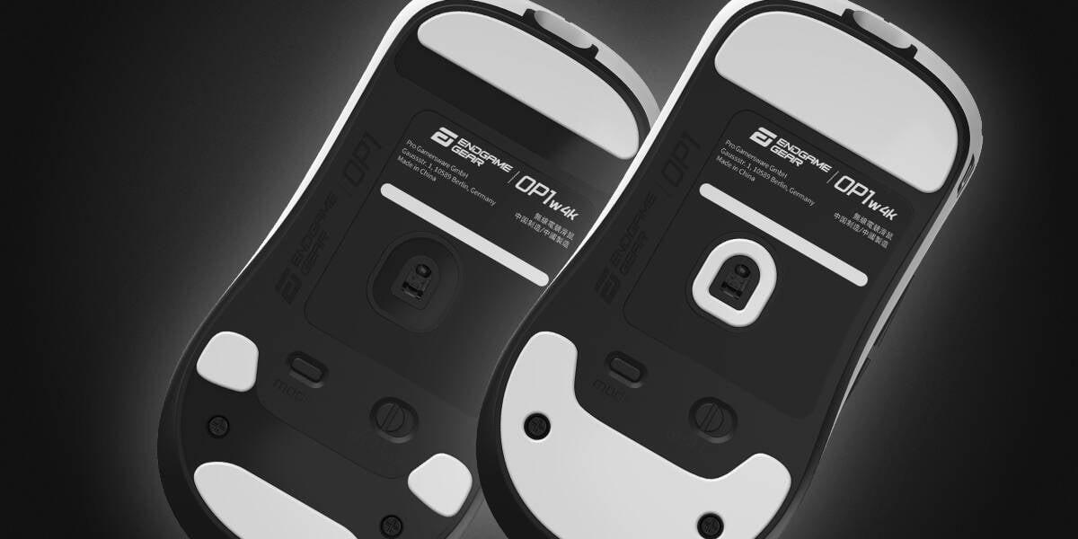 Gaming-Maus OP1w 4k Hybrid-Skate-Design