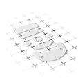 OP1 Maus Skates, 99.5% PTFE, Wei&szlig; image number null