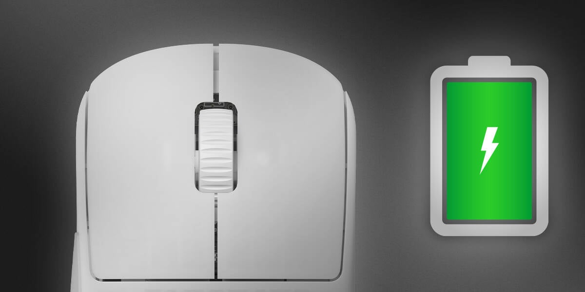 Gaming-Maus OP1w 4k Leistungsfokus