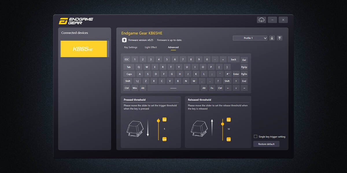 RGB Lighting Keyboard Software