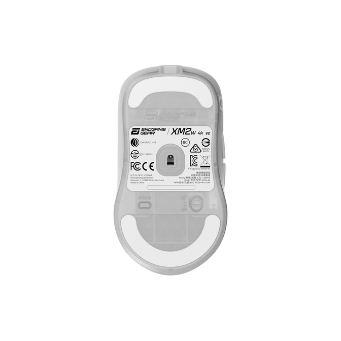 Endgame Gear XM2w 4K V2 Gaming Mouse 4,000Hz White Frost image number 8